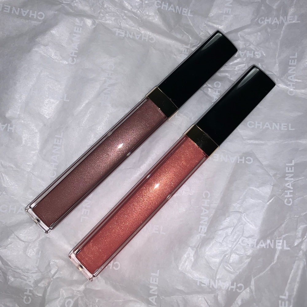 Two Chanel Rouge Coco Gloss
